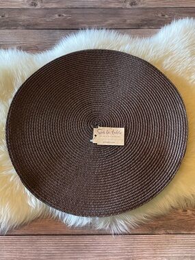 Sur La Table Woven Placemats ~ Expresso